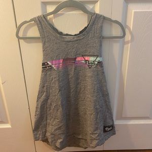 PINK BRAND GREY TANK TOP